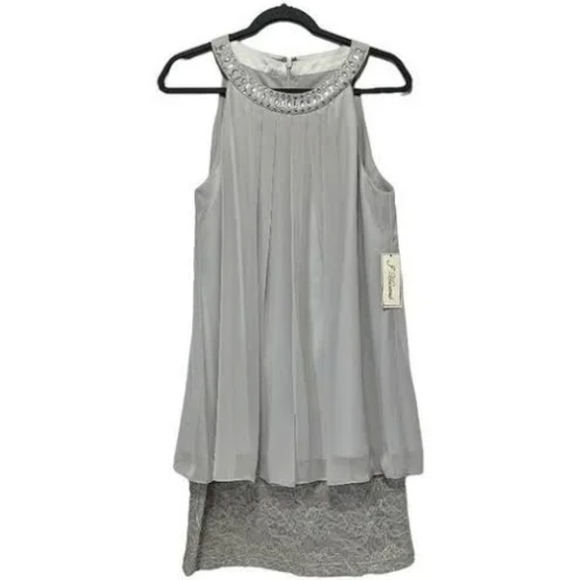 Jessica Howard Dresses & Skirts - J Howard Gray Formal Dress